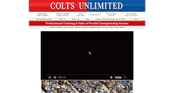Desktop Screenshot of coltsunlimited.com